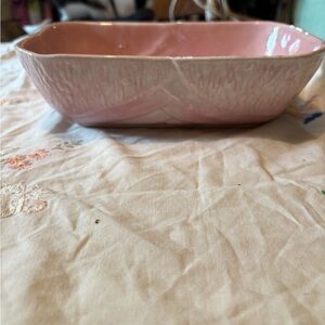 Vintage Pink Ceramic Planter